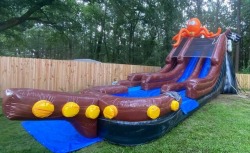 18ft Pirate cove dual lane slide Water Slide