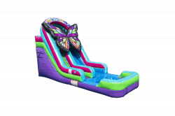 15' 3-D Butterfly Water Slide