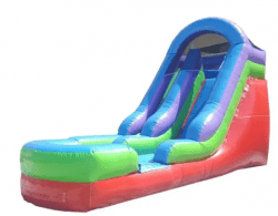 15' Retro Rainbow Water Slide