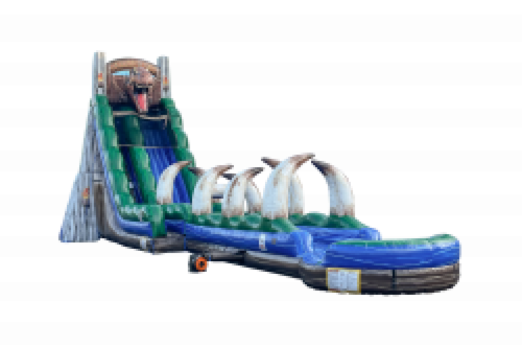 22' Jurassic Rush Water Slide with Slip N Slide