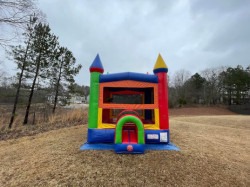 Rainbow Castle Bounce House