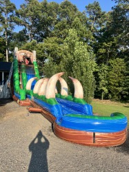 IMG 6582 1752516186 22' Jurassic Rush Water Slide with Slip N Slide