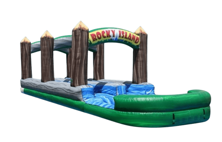 36' Rocky Island Dual Lane Slip N Slide